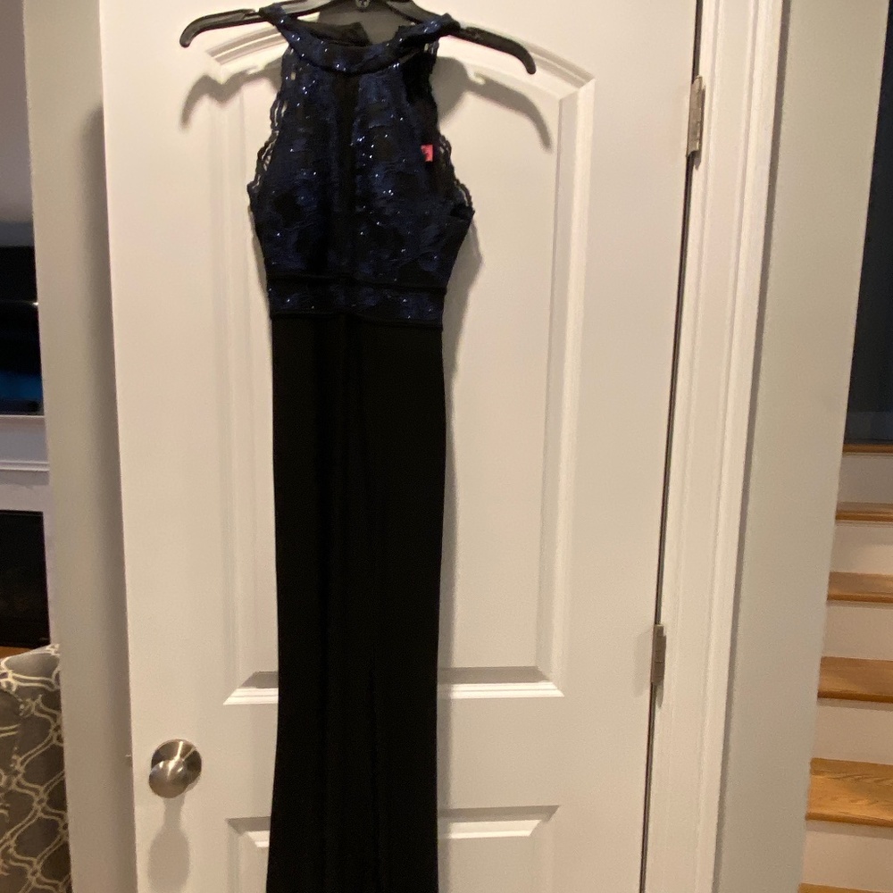 Long black dress